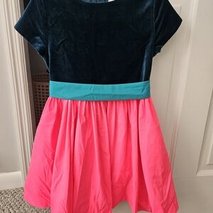 Jacadi Charming Pink and Blue Kids Dress